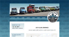 Desktop Screenshot of 2cvclub.cz