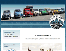 Tablet Screenshot of 2cvclub.cz